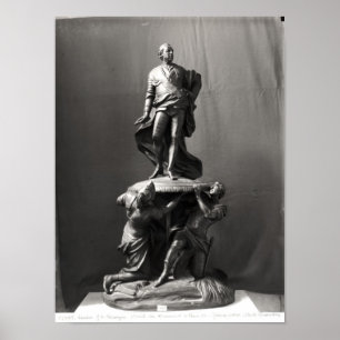 Modell für das Monument von Louis XV Poster