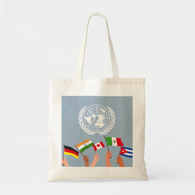 Modell un tote bag (Maisblume) Tragetasche (Vorne)