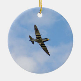 Modell von Spitfire M IX MK923 Keramik Ornament