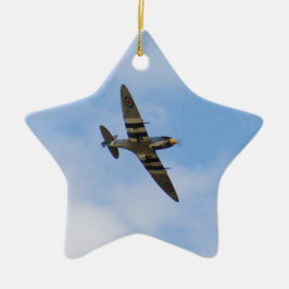 Modell von Spitfire M IX MK923 Keramik Ornament