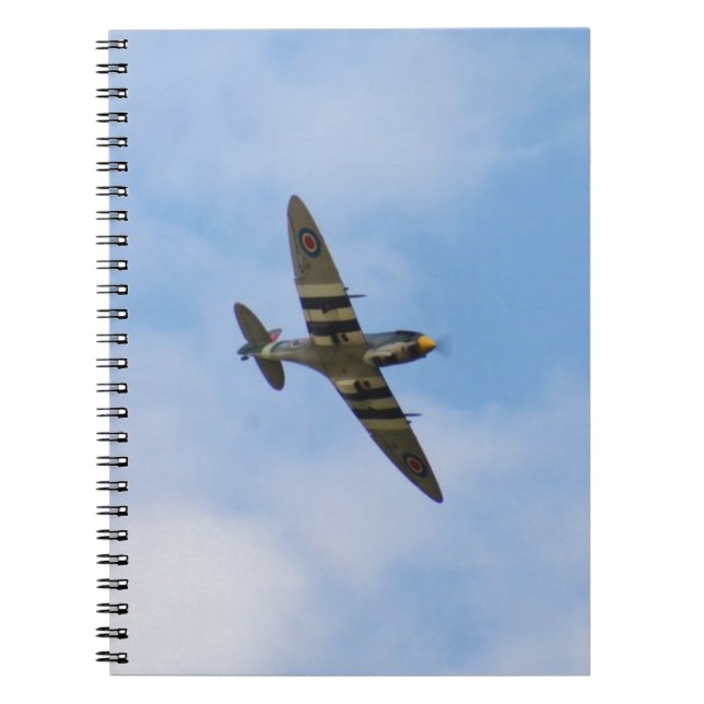 Modell von Spitfire M IX MK923 Notizblock (Vorderseite)