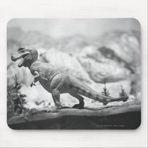 Modell von Tyrannosaurus rex B&W Mousepad