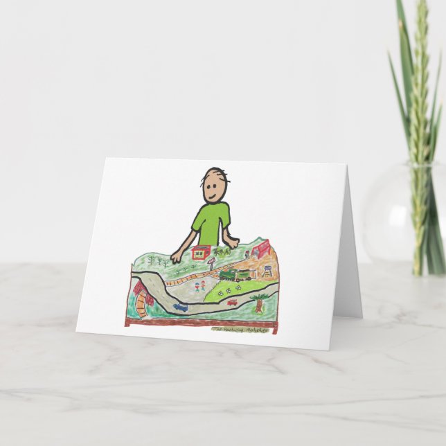 Modellbahn Karte (Vorderseite)