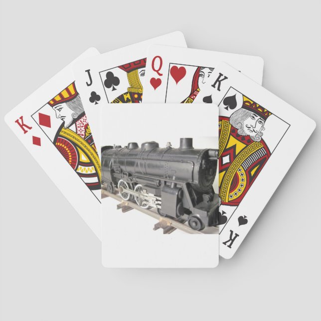 Modellbahn-Motor Spielkarten (Rückseite)