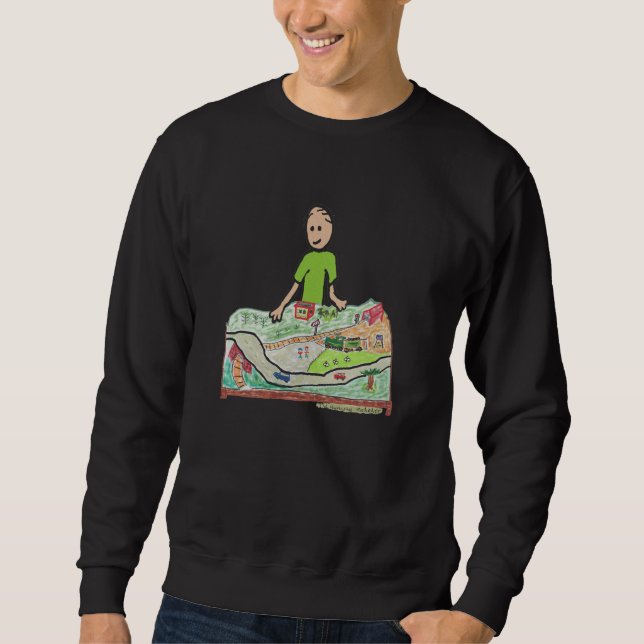 Modellbahn Sweatshirt (Vorderseite)