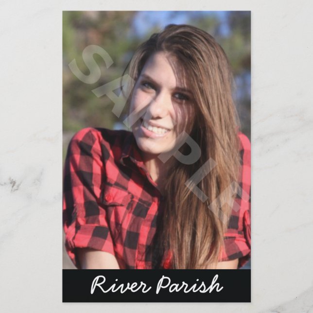 Modellbilddarsteller für Headshot Cards Flyer (Vorne)