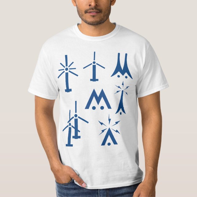 Modelldroge für Flugsymbolen T-Shirt (Vorderseite)