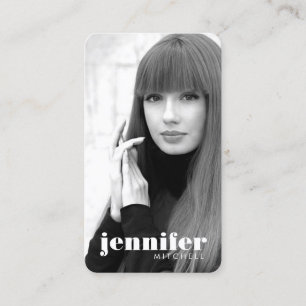 Modelle und Schauspieler Modernes Headshot V Visitenkarte