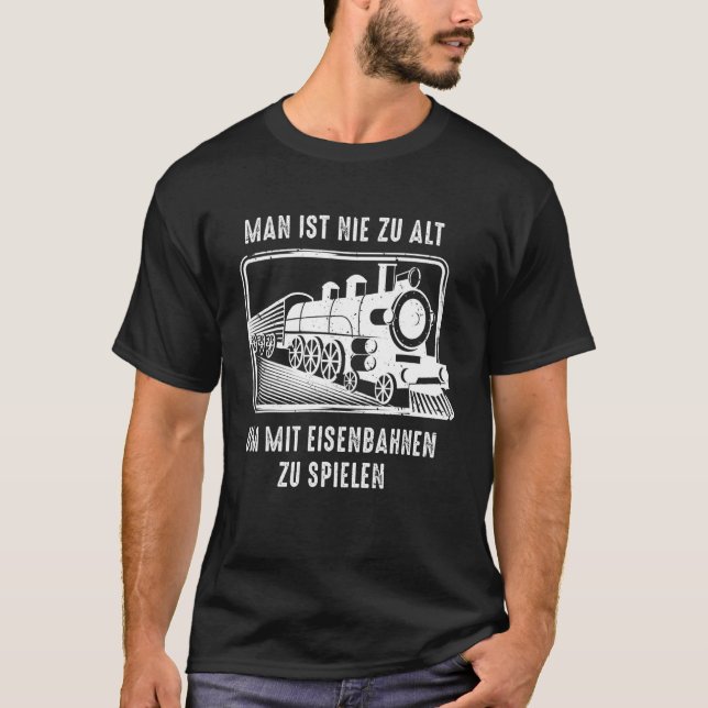 Modelleisenbahnführer T-Shirt (Vorderseite)
