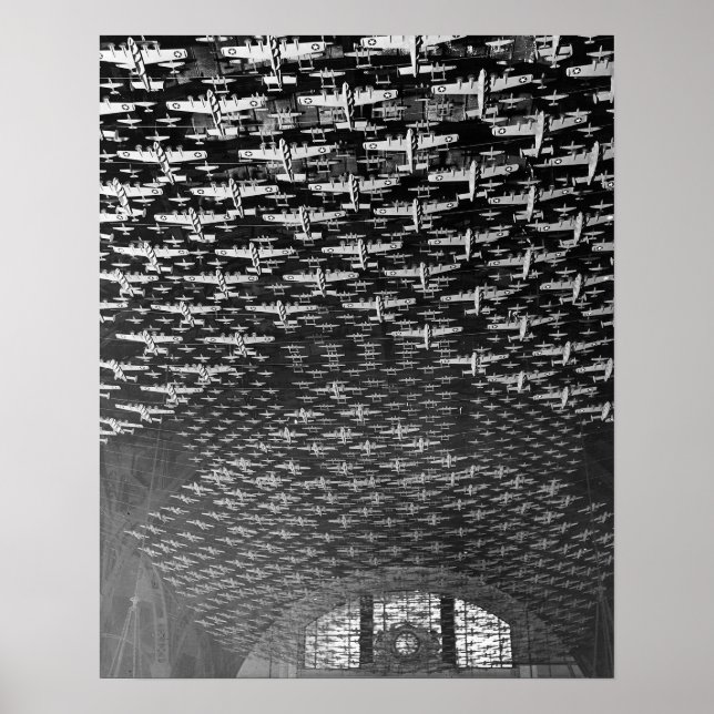 Modellflugzeuge, 1943. Vintages Foto Poster (Vorne)