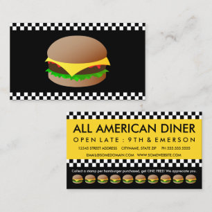 Modellhamburger Lochkarte Treuekarte