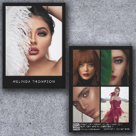 Modellieren der Comp Card 5 Foto QR Code Composite