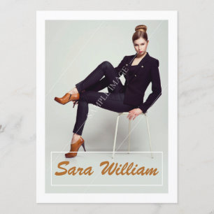 Modellieren von Baut.-Karte Einladung