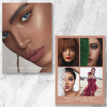 Modellieren von Schauspiel Comp Card 5 Foto Beige