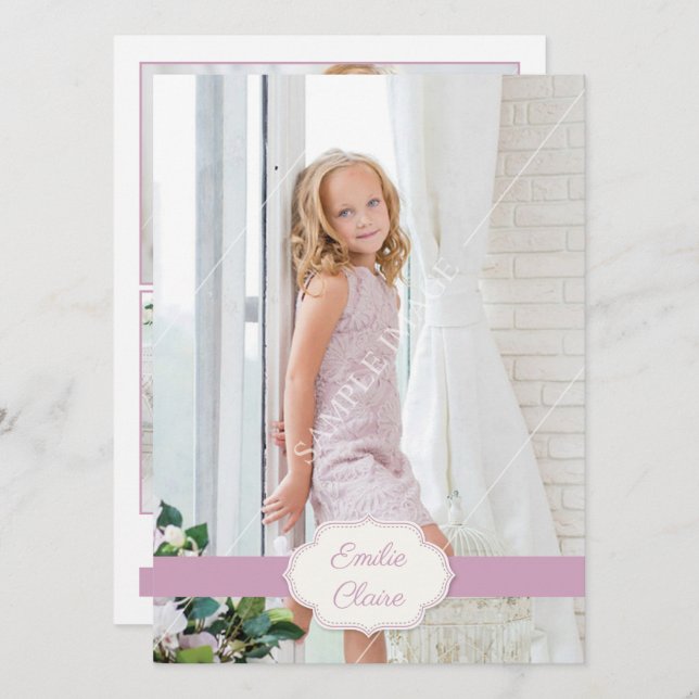 Modellierung der Comp-Karte Einladung (Vorne/Hinten)