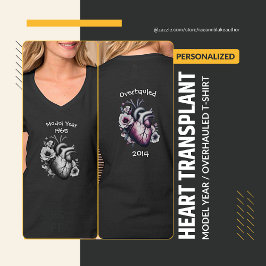 Modelljahr/überholter Herz-Transplantat-T - Shirt