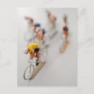 Modellradfahrer Postkarte