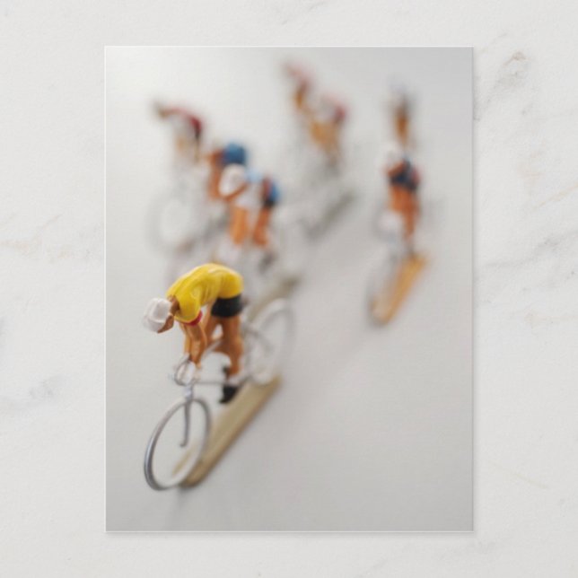 Modellradfahrer Postkarte (Vorderseite)