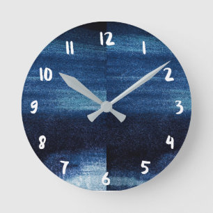 Modemanschluss Runde Wanduhr