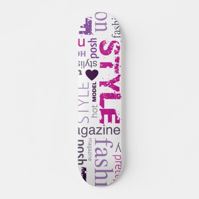 Modemodell Stil Schönheit Alte Schule Skateboard (Vorne)