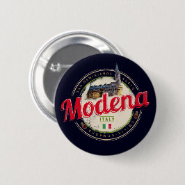 Modena Emilia-Romagna Balsamic Italien Souvenir Button
