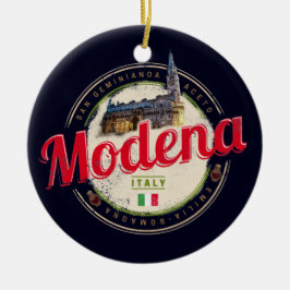 Modena Emilia-Romagna Balsamic Italien Souvenir Keramik Ornament