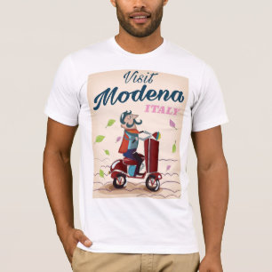 Modena Italien Roller-Reiseplakat T-Shirt
