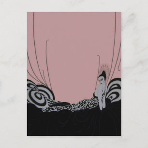 Modeplatte ~ Französische Vintage-Postkarte Postkarte