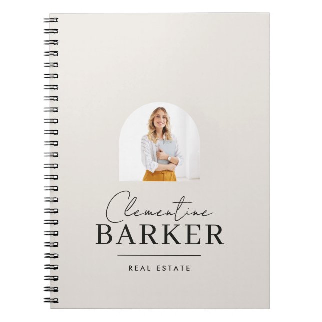 Moder arch photo Business Branding Notizblock (Vorderseite)