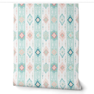 Moder Pastell Boho Druckmuster Tapete