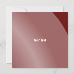 Moderater Bordeaux moderner schattierter QR-Code Karte