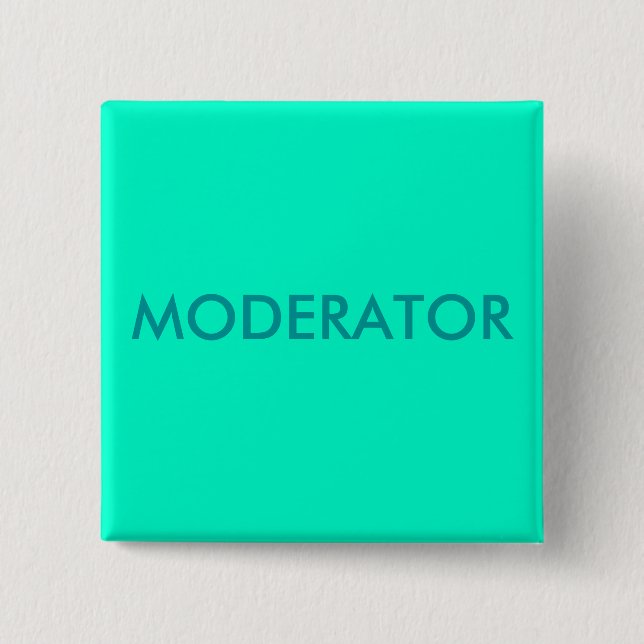 MODERATOR BUTTON (Vorderseite)
