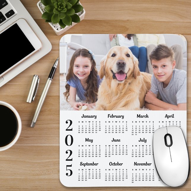 Modern 2025 Kalender Benutzerdefiniert 12 Monate E Mousepad (Von Creator hochgeladen)