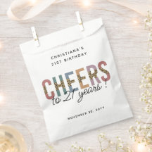 Modern 21. Geburtstag Party Leopard Print