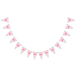 Modern 21. Rosa Geburtstagsparty Wimpelkette