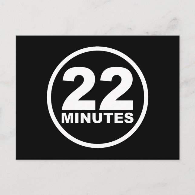 Modern - 22 Minuten Postkarte (Vorderseite)