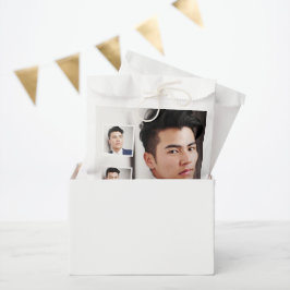 Modern 3 Photo Graduation Geschenktütchen