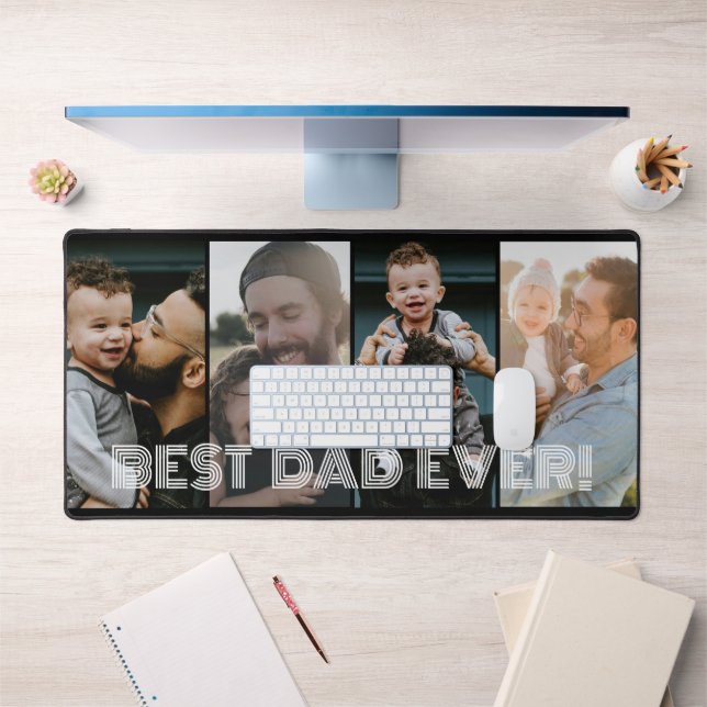Modern 4 Fotomaterial Bester Vater je Schreibtischunterlage (Büro 1)