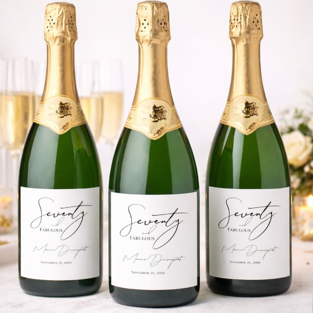 Modern 70 and Fabulous 70th Birthday Party  (Von Creator hochgeladen)