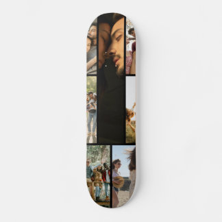 Modern 7 Photo Collage Custom  Skateboard
