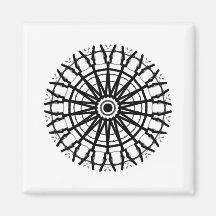 MODERN _A Kaleidoskop ROSE CIRCLE _COLOR _BLACK