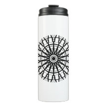 MODERN _A Kaleidoskop ROSE CIRCLE _COLOR _BLACK
