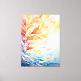 Modern Abstract Botanical Canvas Print Leinwanddruck
