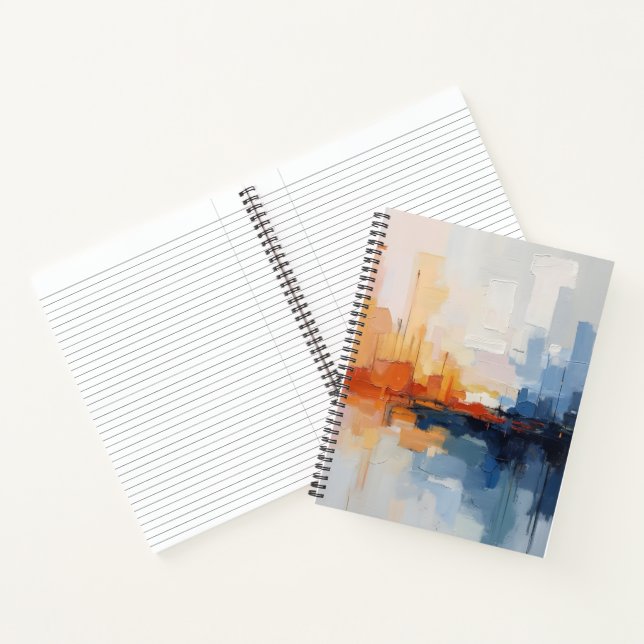 Modern Abstract Business Notebook – Corporate Gift Notizbuch (Innenseite)