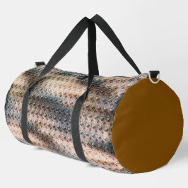 Modern abstract digital pattern design 1240 duffle bag