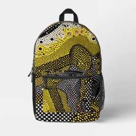 Modern Abstract Dot Pattern  Bedruckter Rucksack