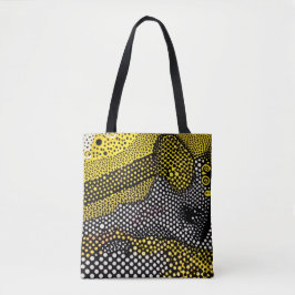 Modern Abstract Dot Pattern  Tasche