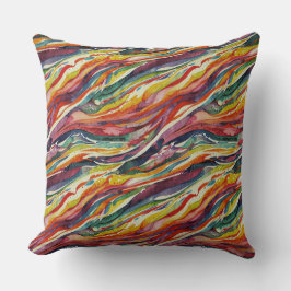 Modern abstract geometric digital pattern 40 kissen