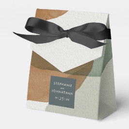 Modern Abstract Minimalistic Wedding Geschenkschachtel