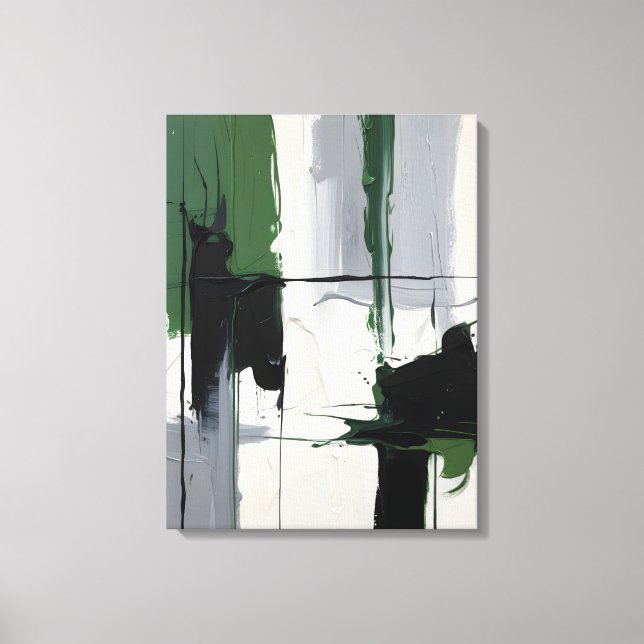Modern Abstract Painting Canvas Print Leinwanddruck (Vorderseite)